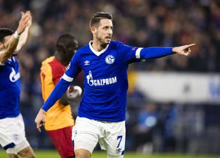Gelsenkirchen, 06.11.2018 Torjubel: Mark Uth (S04) FC Schalke 04 - Galatasaray Istanbul