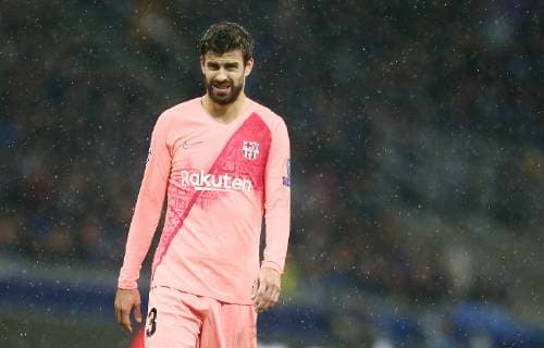 Photo LaPresse - Spada November 06 , 2018 Milan ( Italy ) Soccer Inter vs Barcelona - Champions League - "San Siro Stadium " In the pic: pique  Copyright: xSpada LaPressex