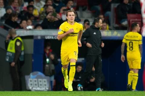 Madrid, Spain, 06.11.2018, UEFA Champions League - 2018 19 Season, rueckrunde, Gruppenphase - Gruppe A - 4. Spieltag, Club Atletico de Madrid - Borussia Dortmund, Mario Goetze (Borussia Dortmund) in action ( DeFodi531