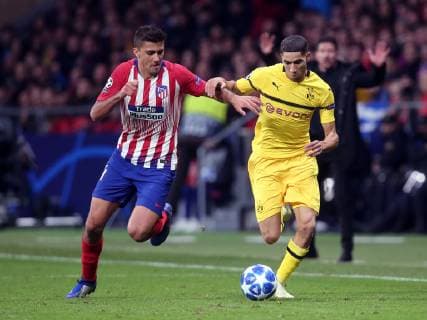 Rodri ( Atletico Madrid 14 ) Thomas ( Atletico Madrid 5 ), Atletico Madrid vs. Borussia Dortmund, Fussball, Champions League Gruppenphase, 06.11.2018 Atletico Madrid vs. Borussia Dortmund, Fussball, Champions League Gruppenphase, 06.11.2018 Madrid Copyright: xEIBNER HarryxLangerx EP_HLR