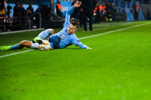 Sport Bilder des Tages 181108 Arn?r Ingvi Traustason of Malmö FF during the Europa League group stage match between Malmö FF and Sarpsborg 08 on November 8, 2018 in Malmö.  Copyright: LUDVIGxTHUNMAN BB181108LT018