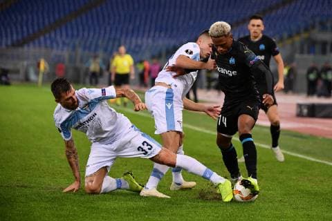 Photo Alfredo Falcone - LaPresse08 11 2018 Roma (Italy SoccerLazio - MarsigliaEurope League 2018 2019 - Olimpico Stadium of RomaIn the pic:njie  Copyright: xAlfredoxFalconex-xLaPresse ALFREx