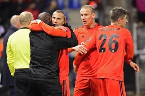 GENK, BELGIUM - NOVEMBER 8 : Ricardo Quaresma midfielder of Besiktas JK celebrates scoring a goal during the UEFA Europa League, Group Stage - Group 1 match between KRC Genk and Besiktas JK at the KRC Genk Arena on November 08, 2018 in Genk, Belgium, 8 11 2018 FOOTBALL : KRC Genk v Besiktas : UEFA Europa League - 08 11 2018 PHOTONEWS PANORAMIC  775219917