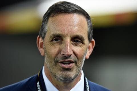 Fußball, Girondins Bordeaux, Eigentümer Da Grosa und Präsident Longuepee Le Nouveau Proprietaire des Girondins Joseph Da Grosa FOOTBALL : Bordeaux vs Zenit St Petersbourg - 4eme Tour Ligue Europa - Bordeaux - 08 11 2018 ThierryBreton Panoramic 
