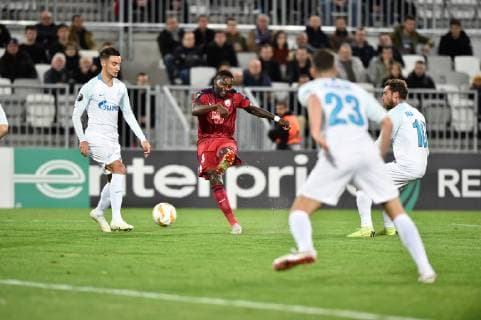 Younousse Sankhare (gir) FOOTBALL : Bordeaux vs Zenit St Petersbourg - 4eme Tour Ligue Europa - Bordeaux - 08 11 2018 ThierryBreton Panoramic 