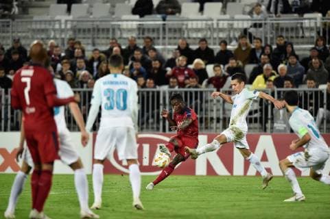 Yann Karamoh (gir) FOOTBALL : Bordeaux vs Zenit St Petersbourg - 4eme Tour Ligue Europa - Bordeaux - 08 11 2018 ThierryBreton Panoramic 