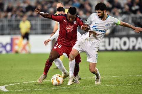Samuel Kalu (gir) FOOTBALL : Bordeaux vs Zenit St Petersbourg - 4eme Tour Ligue Europa - Bordeaux - 08 11 2018 ThierryBreton Panoramic 