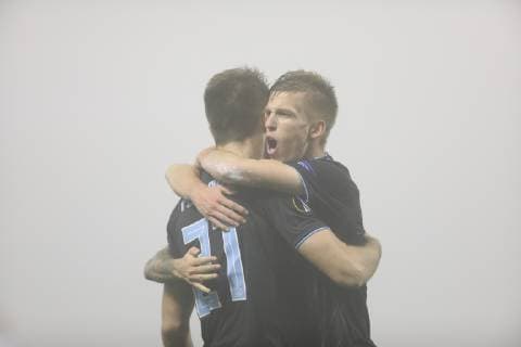 Zagreb, 08 11 2018 - Stadium Maksimir, UEFA Europa League 2018 2019. Group Stage. GNK Dinamo Zagreb (blue) - FC Spartak Trnava (white) 3:1 Dani OLMO (7) and Bruno PETKOVIC (21) 