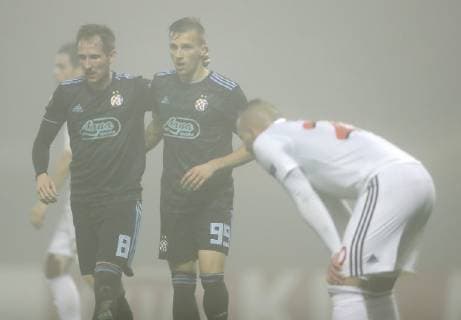 Dinamo vs. Spartak Trnava for European Spring 08.11.2018., Croatia, Stadium Maksimir, Zagreb - UEFA Europa League, Group D, Round 4, GNK Dinamo - FC Spartak Trnava. Izet Hajrovic, Mislav Orsic  IgorxKralj PIXSELL
