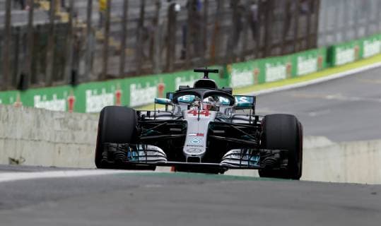 Motorsports: FIA Formula One World Championship WM Weltmeisterschaft 2018, Grand Prix of Brazil World Championship;2018;Grand Prix;Brazil , 44 Lewis Hamilton (GBR, Mercedes AMG Petronas F1 Team), 44 Lewis Hamilton (GBR, Mercedes AMG Petronas F1 Team), Sao Paulo Brazil