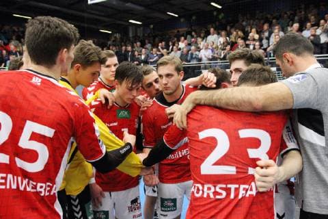 Enttaeuschung bei Handball Sportverein Hamburg, TV Emsdetten vs Handball Sportverein Hamburg, Handball, 2. Bundesliga, 09.11.2018, TV Emsdetten vs Handball Sportverein Hamburg, Handball, 2. Bundesliga, 09.11.2018 Emsdetten Copyright: xEIBNER JanxStrohdiekx EP_JSK