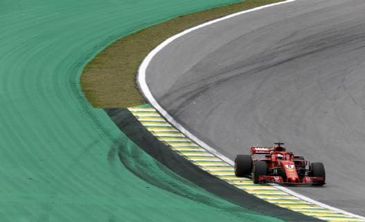 Motorsports: FIA Formula One World Championship WM Weltmeisterschaft 2018, Grand Prix of Brazil World Championship;2018;Grand Prix;Brazil , , 5 Sebastian Vettel (GER, Scuderia Ferrari) Sao Paulo Brazil