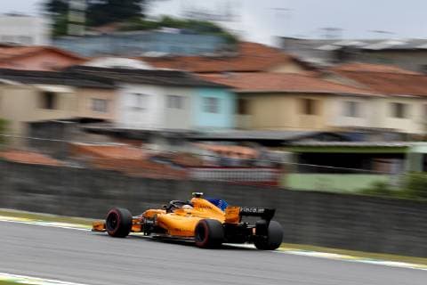 Motorsports: FIA Formula One World Championship WM Weltmeisterschaft 2018, Grand Prix of Brazil World Championship;2018;Grand Prix;Brazil , 2 Stoffel Vandoorne (BEL, McLaren Honda), Sao Paulo Brazil