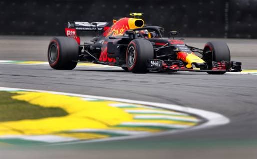 Grande Prêmio do Brasil de Fórmula 1 2018 SÃO PAULO, SP - 10.11.2018: GRANDE PRÊMIO DO BRASIL DE FÓRMULA 1 2018 - Max VERSTAPPEN, NDL, RedBull Racing during the official qualifying training for the 2018 Formula 1 Brazilian Grand Prix, held at the Autodromo de Interlagos, in São Paulo, SP. (Photo: Rodolfo Buhrer La Imagem Fotoarena) x1638063x  RodolfoxBuhrer