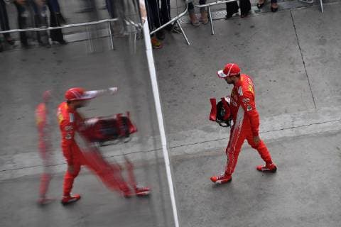 Sport Bilder des Tages Sebastian Vettel, Scuderia Ferrari, formula 1 GP, Brasilien in Sao Paulo Interlagos, 10.11.2018 Photo:mspb Jerry Andre Sebastian Vettel, formula 1 GP, Brasilien 2018