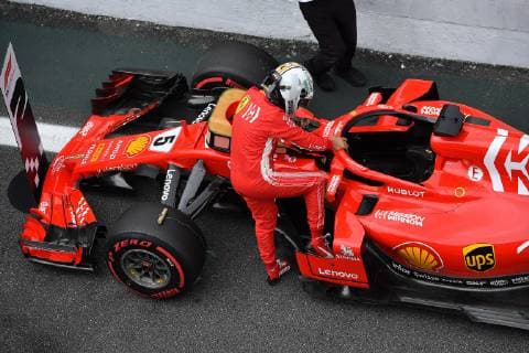 Sebastian Vettel, Scuderia Ferrari, formula 1 GP, Brasilien in Sao Paulo Interlagos, 10.11.2018 Photo:mspb Jerry Andre Sebastian Vettel, formula 1 GP, Brasilien 2018