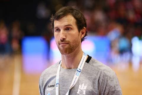 Handball 2. Bundesliga 2018 2019 - Hamburg Handball vs. HSG Nordhorn Lingen Trainer Torsten Jansen (Hamburg) enttäuscht . Barclaycard-Arena Hamburg Foto: Frank Schoof