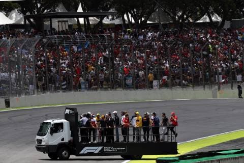 Photo4 LaPresse 11 11 2018 Sao Paulo, Brazil Grand Prix Formula One Brazil 2018 In the pic: Atmosphere , Drivers parade  Copyright: xPhoto4 LaPressex