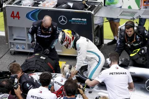 Motorsports: FIA Formula One World Championship WM Weltmeisterschaft 2018, Grand Prix of Brazil World Championship;2018;Grand Prix;Brazil , 44 Lewis Hamilton (GBR, Mercedes AMG Petronas F1 Team), Sao Paulo Brazil
