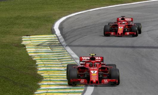 Motorsports: FIA Formula One World Championship WM Weltmeisterschaft 2018, Grand Prix of Brazil World Championship;2018;Grand Prix;Brazil , 7 Kimi Raikkonen (FIN, Scuderia Ferrari), Sao Paulo Brazil