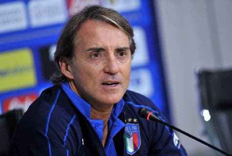 Fußball, Nationalteam Italien Pressekonferenz Photo LaPresse - Jennifer Lorenzini 12 Nvember 2018 Firenze (Italy) Soccer Italy Italian Football meeting - "Coverciano" - press conference PK Pressekonferenz Roberto Mancini In the pic: Roberto Mancini  Copyright: xJenniferxLorenzini LaPressex
