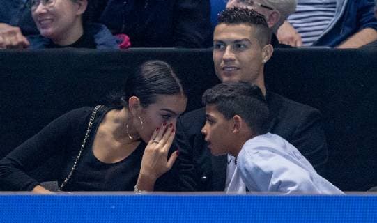 Fu?ball, Cristiano Ronaldo mit Familie bei den ATP-Finals in London Juventus footballer Ronaldo attends the evening match with his girlfriend Georgina Rodriguez and his son Cristiano Junior at the Nitto ATP Tennis Herren World Finals London at the O2, London, England on 12 November 2018. Copyright: xAndyxRowlandx PMI-2401-0038