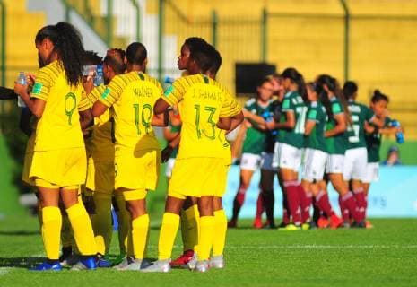 Fußball, U17 Damen WM, Mexiko - Südafrika Mexican and South African players during the Women s Under 17 World Cup match between the national soccer teams of Mexico and South Africa, at the Miguel Domingo Burgueno stadium, in Maldonado, Uruguay, 13 November 2018. Mexico vs. South Africa !ACHTUNG: NUR REDAKTIONELLE NUTZUNG!  Copyright: xDantexFernandezx AME3668 20181113-636777443102362296