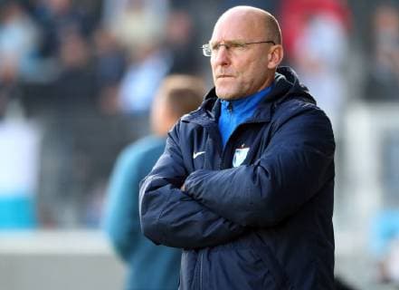 Chemnitz, 10.11.2018, Stadion Chemnitz, Fussball, Regionalliga, 16. Spieltag , Chemnitzer FC vs. FC Viktoria 1889 Berlin 0:1 (0:0). , Im Bild: Trainer Jörg Goslar ( Berlin). ,
