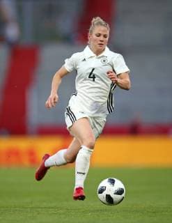 13.11.2018, Fussball Frauen Länderspiel, Deutschland - Spanien, im Steigerwaldstadion Erfurt. Leonie Maier (Deutschland)