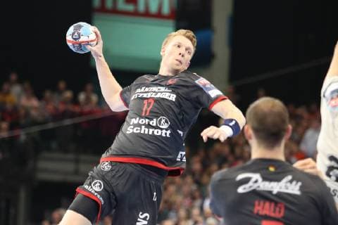 Simon Jeppsson (SG Flensburg-Handewitt, 17) Flensburg Schleswig-Holstein Deutschland Flens-Arena Copyright: xAgentur54Gradx xSpeedphotosx