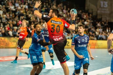 Guardiola HANDBALL : Montpellier HB vs Rhein Neckar - EHF Ligue des Champions - 14 11 2018 GuillaumeBresson Panoramic 