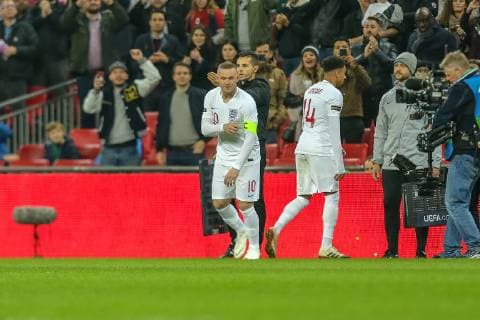 Wayne Rooney (D.C. United) of England comes on as a substitute during the WR Foundation international match L?nderspiel between England and USA at Wembley Stadium, London, England on 15 November 2018. Copyright: xDavidxHornx PMI-2406-0040