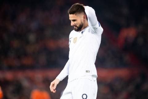 Olivier Giroud of France during the UEFA Nations League A group 1 qualifying match between The Netherlands and France at stadium De Kuip on November 16, 2018 in Rotterdam, The Netherlands UEFA Nations League A group 1 2018 2019 xVIxVIxImagesx xTomxBodexMultimediaxIVx 12797513