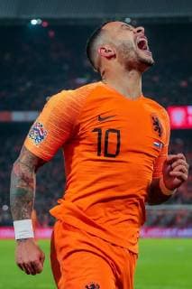 ROTTERDAM, Stadium de Kuip, 16-11-20-18, football, season 2018 2019, Netherlands player Memphis Depay during the Nations League game Netherlands - France Netherlands - France  x2625837x