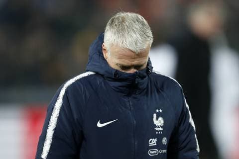 France coach Didier Deschamps during the UEFA Nations League A group 1 qualifying match between The Netherlands and France at stadium De Kuip on November 16, 2018 in Rotterdam, The Netherlands UEFA Nations League A group 1 2018 2019 xVIxVIxImagesx xMauricexvanxSteenxIVx 12798033