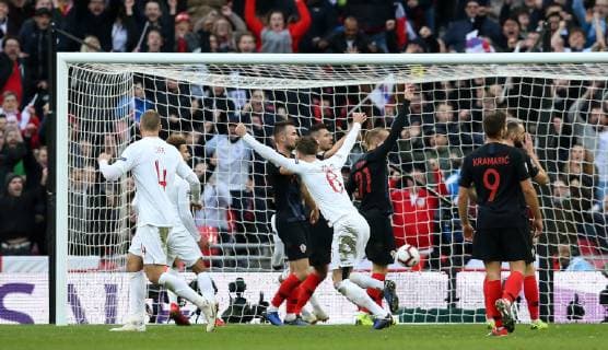 England v Croatia UEFA Nations League Jesse Lingard (14) of England scores a goal during the UEFA Nations League match at Wembley Stadium, London Content Not Available For UK Newspapers Copyright: xJamesxWilsonx FIL-12569-0024