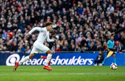 Dele Alli of England during the UEFA Nation League Group Stage match between England and Croatia at Wembley Stadium, London, England on 18 November 2018. Copyright: xLiamxMcAvoyx 21980102
