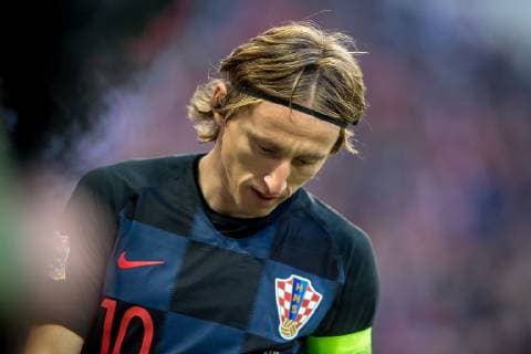 Luka Modric of Croatia during the UEFA Nation League Group Stage match between England and Croatia at Wembley Stadium, London, England on 18 November 2018. Copyright: xSalvioxCalabresex 21990050