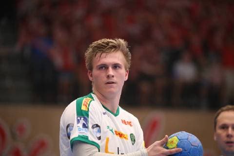 Franz Semper (Leipzig) beim Spiel TSG Ludwigshafen Friesenheim vs. SC DHfK Leipzig in der 1. Handball Bundesliga am 18.11.2018, TSG Ludwigshafen Friesenheim - SC DHfK Leipzig, Handball, 1. Bundesliga, 18.11.2018 Ludwigshafen Copyright: xEibner-Pressefoto Bermelx EP_MBL