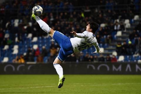 Fußball, U21, Italien - Deutschland Db Reggio Emilia 19 11 2018 - amichevole Italia-Germania Under 21 foto Daniele Buffa Image nella foto: Riccardo Orsolini 