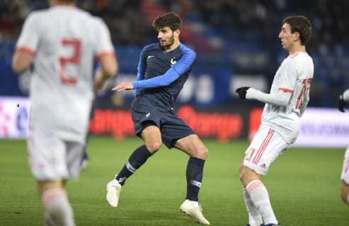 Martin Terrier ( France ) FOOTBALL : France vs Espagne - Match Amical - Caen - 19 11 2018 FedericoPestellini PANORAMIC 