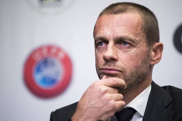 UEFA President Aleksander Ceferin pictured during a press conference PK Pressekonferenz of the Union of European Football Associations UEFA, Tuesday 20 November 2018 in Brussels. Earlier Tuesday, there was a meeting with the European Commissioner for Education, Culture, Youth and Sports. LAURIExDIEFFEMBACQ  x05473577x