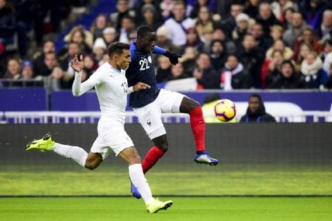 Fußball, Frankreich - Uruguay Tanguy Ndombele (France) FOOTBALL : France vs Uruguay - Match Amical - St Denis - 20 11 2018 JBAutissier Panoramic 