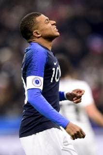 Fußball, Frankreich - Uruguay Kylian Mbappe (France) FOOTBALL : France vs Uruguay - Match Amical - St Denis - 20 11 2018 JBAutissier Panoramic 