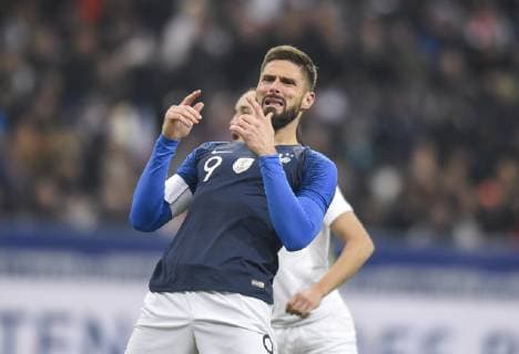 Deception de Olivier Giroud (France) FOOTBALL : France vs Uruguay - Match Amical - Paris - 20 11 2018 FedericoPestellini PANORAMIC 
