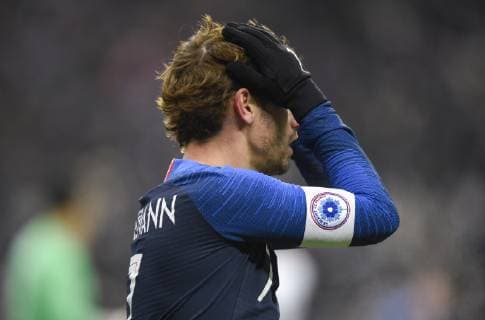 Deception de Antoine Griezmann (France) FOOTBALL : France vs Uruguay - Match Amical - Paris - 20 11 2018 FedericoPestellini PANORAMIC 