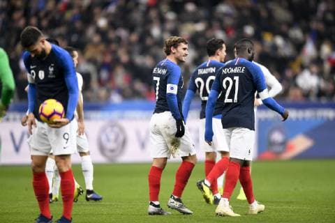 07 ANTOINE GRIEZMANN (FRA) - JOIE FOOTBALL : France vs Uruguay - Match Amical - 20 11 2018 AnthonyBIBARD FEP Panoramic 