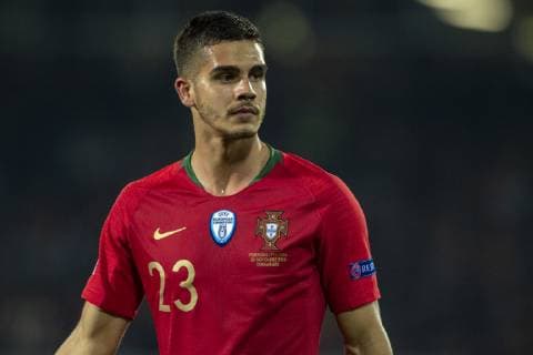 November 20, 2018 - Guimaraes, Portugal - Andre Silva of Portugal during the UEFA Nations League A Group 3 match between Portugal and Poland at Estadio D. Afonso Henriques in Guimaraes, Portugal on November 20, 2018 Portugal v Poland - UEFA Nations League A  - ZUMAn230 20181120_zaa_n230_989 Copyright: xAndrewxSurmax