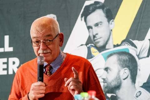 Muenchen, Deutschland, 21.11.2018, Pressekonferenz, 50 Tage bis zur Handball-WM 2019 Stadtrat Thomas Ranft ( DeFodi507