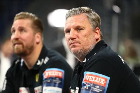 Nikolaj Jacobsen (Trainer Rhein Neckar Loewen), Rhein Neckar Loewen vs Telekom Veszprem HC, EHF Champions League, 21.11.2018, Foto Eibner Rhein Neckar Loewen vs Telekom Veszprem HC, EHF Champions League, 21.11.2018 Mannheim Copyright: xEIBNER Alexander_Neisx EP_ANS